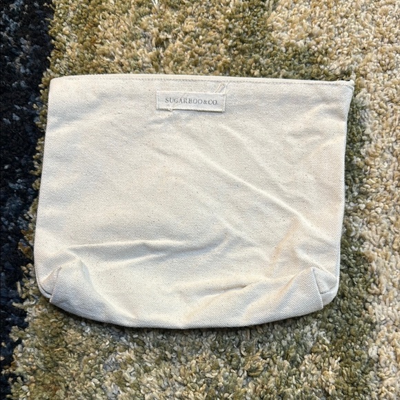 SugarBoo & Co Canvas Pouch Apache Blessing Cosmetic 7”x9” Cosmetic Pouch Linen - Picture 2 of 10